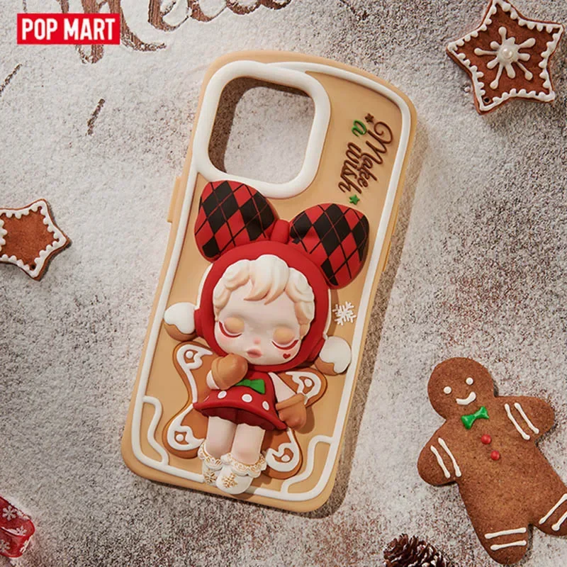 

POPMART SKULLPANDA Tell Me What You Want Series Корпус мобильного телефона IPhone 16 Pro Max Сюрприз Слепая коробка Игрушки Кукла Симпатичная сумка для догадок