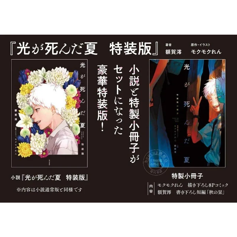 Image 4: Le roman officiel « L'été où Hikaru est mort » de Hikaru Yoshiki – BL, jeunesse, horreur, suspense, drama, campus, anime, manga, bande dessinée, livre d'art