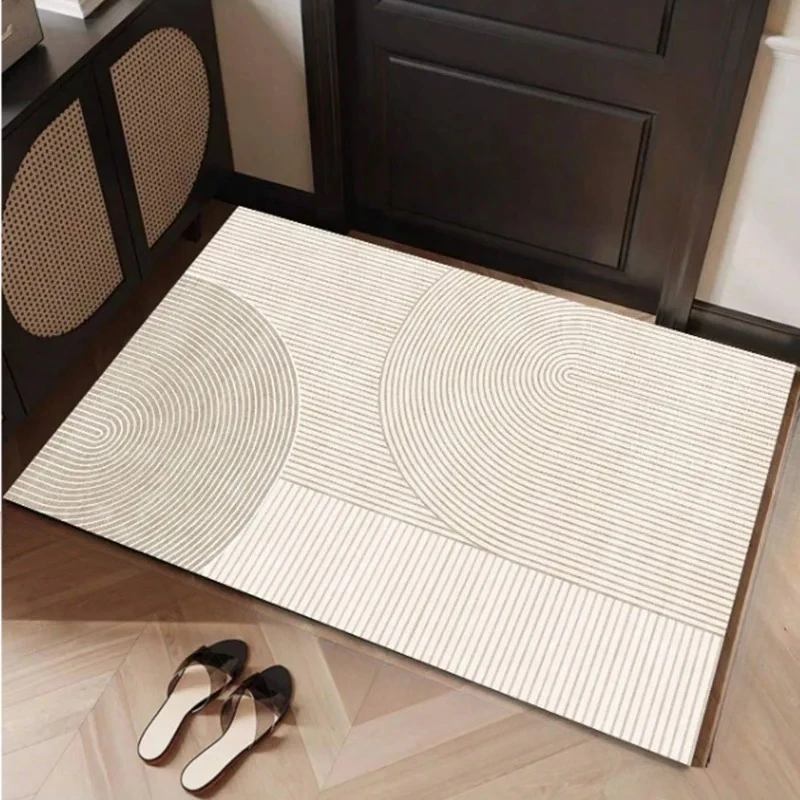 Nordic Modern Minimalist Line Carpets Entrance Floor Mats Welcome Mats Kitchen and Bathroom Floor Mats Home Decorations