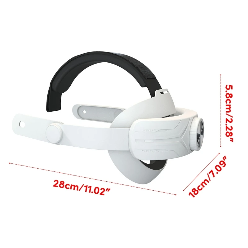 R91A Ремешок на голову для Quest3 Регулируемый ремешок на голову с повышенной комфортной поддержкой Easy
