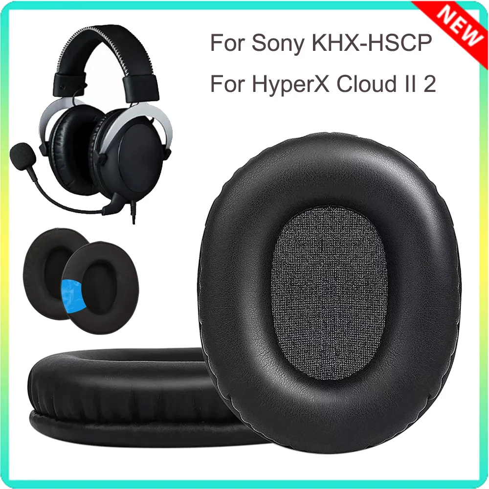 Replacement Ear Pads Cushions For Sony KHX-HSCP HyperX Cloud II 2 Headset Earpads Cover Cups Replacement Cushions Cover Earmuff