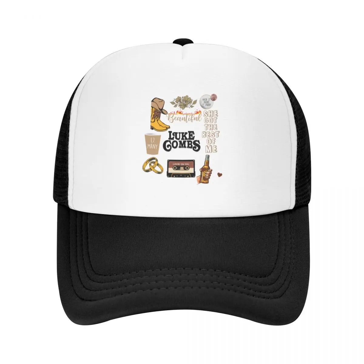Luke Combs Vintage texas music rodeo Baseball Cap golf hat genuine Hat men luxury woman cap Hat Beach Hats Man Women's