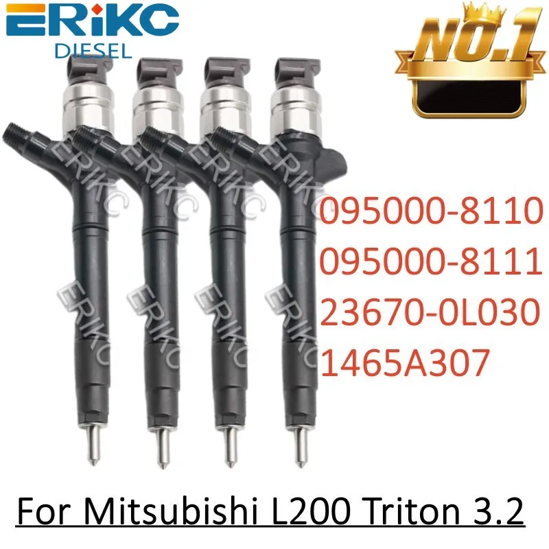 

4PCS 095000-8110 Diesel Fuel Injector Assy 095000-8111 for Denso Mitsubishi 1465A307