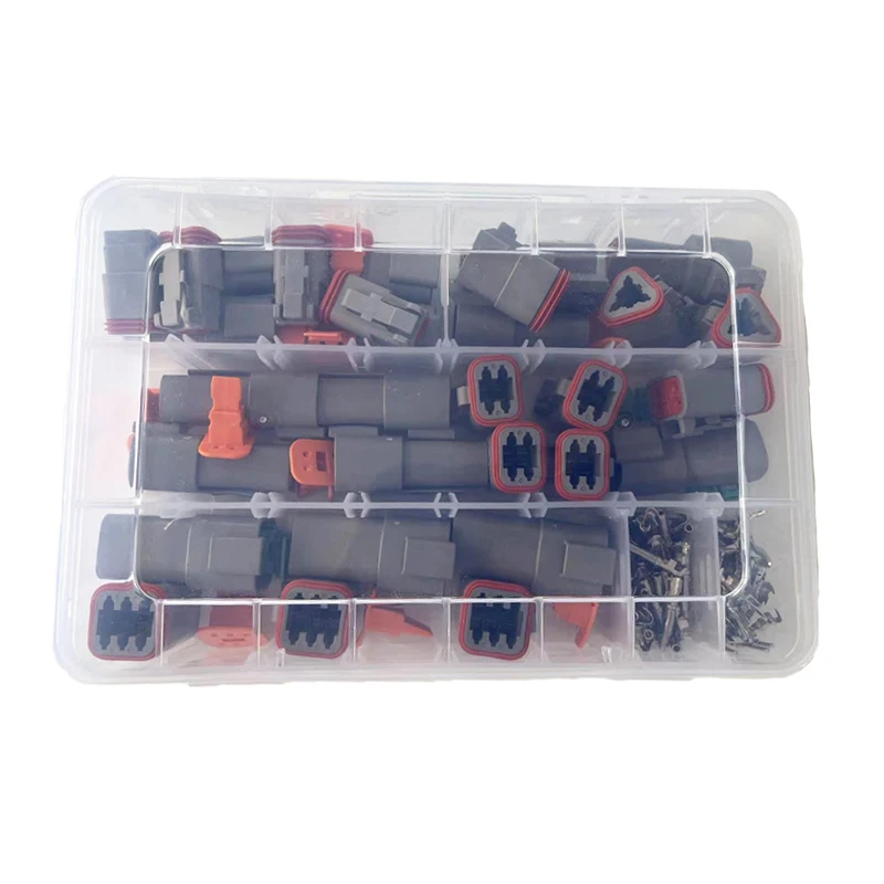 Deutsch Type DT Kit Cconnector DT-2/3/4/6/8/12 Pin Combination Waterproof Connector Male And Female Wiring Harness Terminal Plug