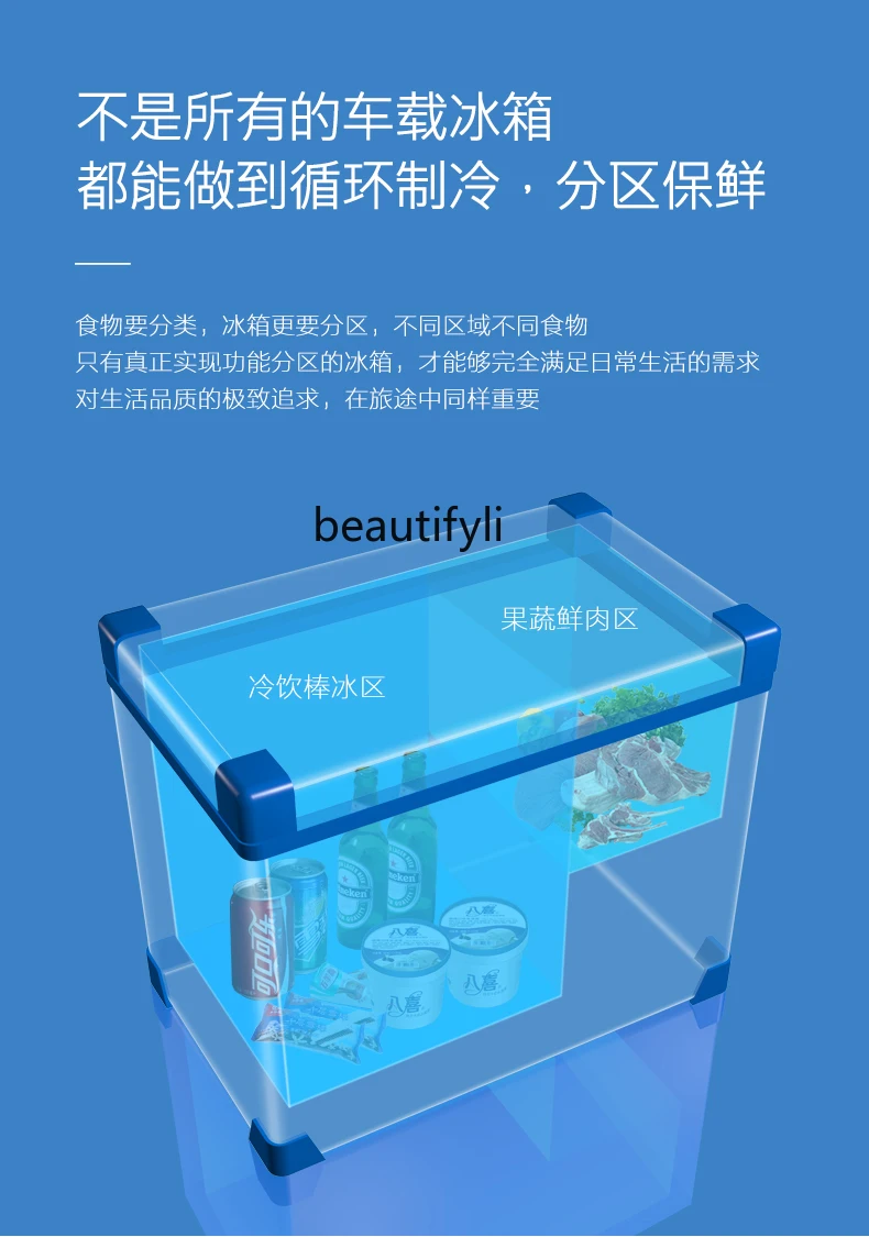 Автомобильный холодильный компрессор, холодильный и холодильный автомобиль, автомобиль двойного назначения, грузовик