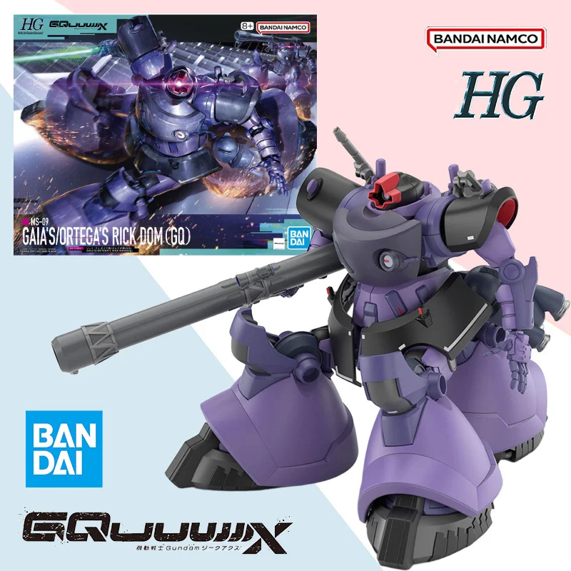 bandai-original-hg-ms-09-gaia's-ortega's-rick-dom-gq-anime-figurine-a-assembler-modele-jouet-collection-ornements-cadeau-surprise