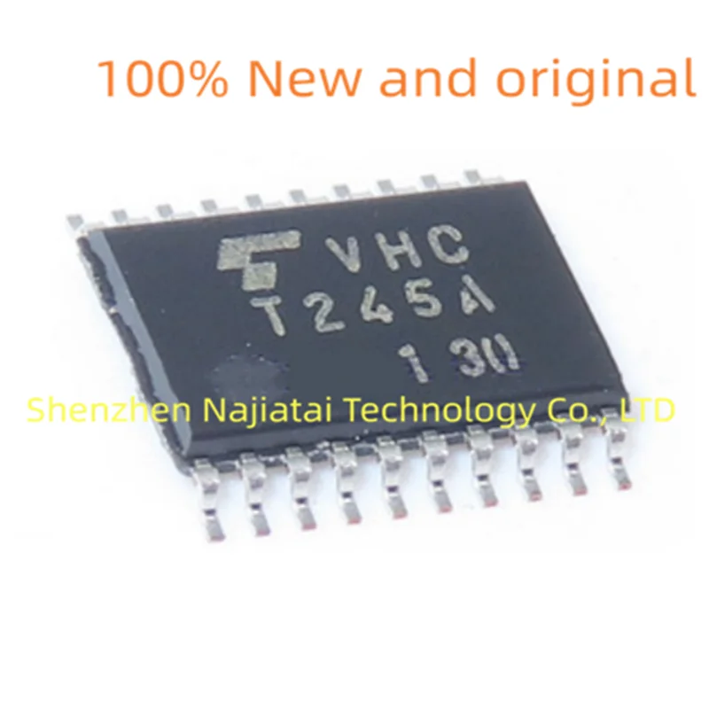 10PCS/LOT 100% New Original TC74VHCT245AFT VHCT245A T245A TSSOP20 IC