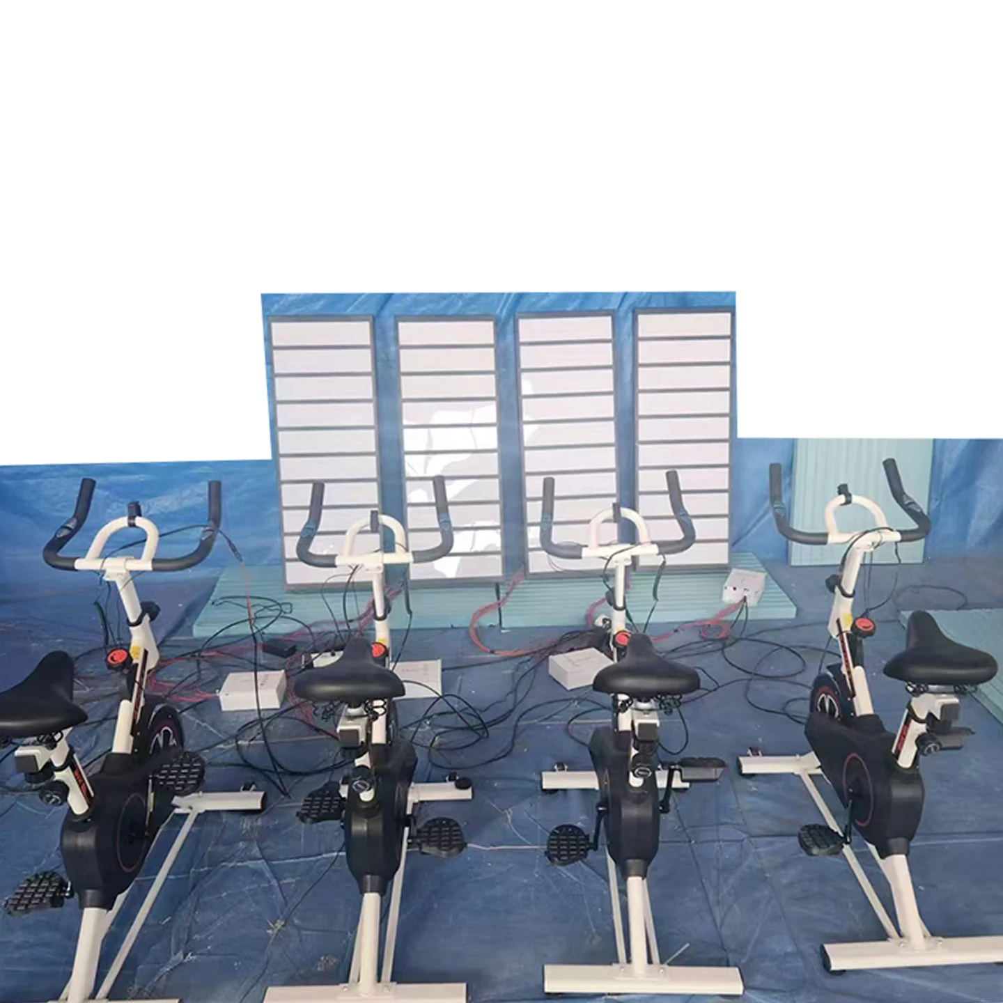 The Spinning Bike Gradually Lights up the Lightbox the Bicycle Lightbox Interactive Games Event Games Carnival Games Event Props