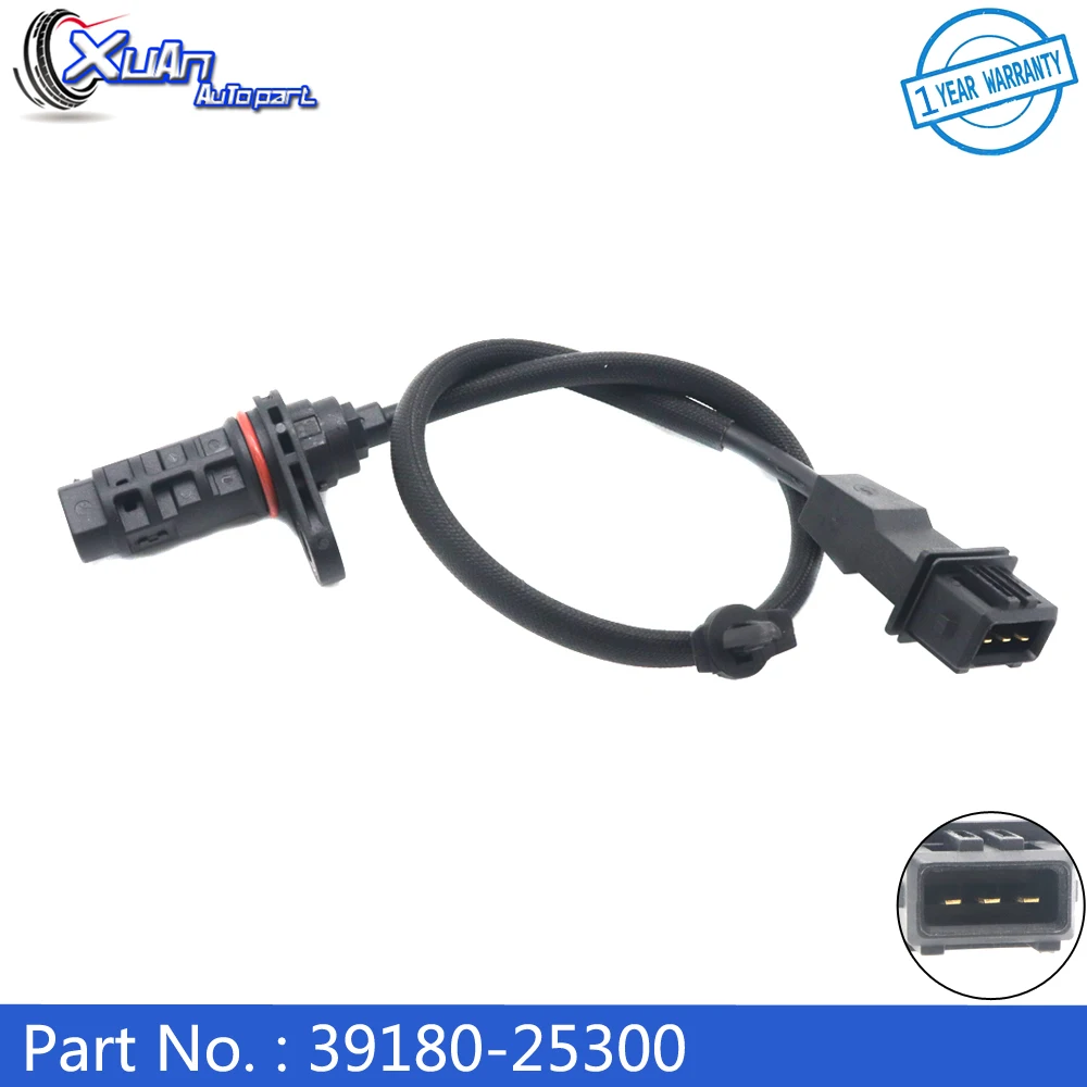 XUAN Car Crankshaft Position Sensor CPS 39180-25300 For Hyundai Sonata Tucson Kia Optima Sorento Sportage Forte 2.0L 2.4L 06-16