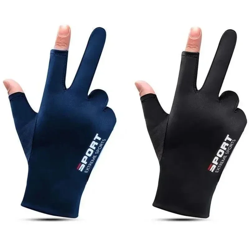 1/2Pairs Outdoor Sport Fishing Gloves Touch Screen Thin Anti Uv Protective Gear Motorcycle Racing Gloves Ice Slip Breathable