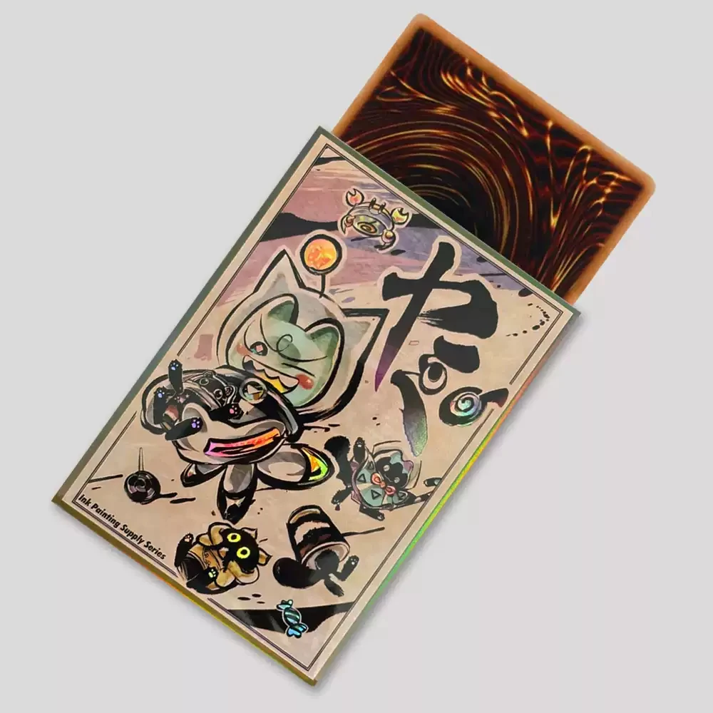 60 قطعة/الحزمة أنيمي يو غي أوه! جمع أكمام البطاقات لطيف جمع بطاقات المعركة الديكور بطاقة الأكمام هدايا العيد لعبة 63X90mm #5