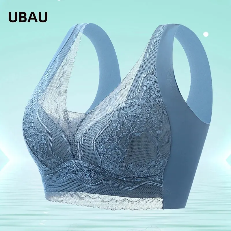 UBAU Sexy Seamless Lace Underwear Bra For Women Push Up Top Women\'s Bra Plus Size Bralette Large Size Brasier Without Underwire