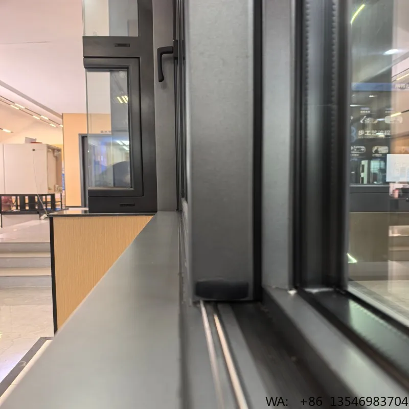 

Modern Commercial Aluminum Alloy Double Glazed Horizontal Sliding Window Soundproof Thermal Break Villa Living Room 8-way Seal
