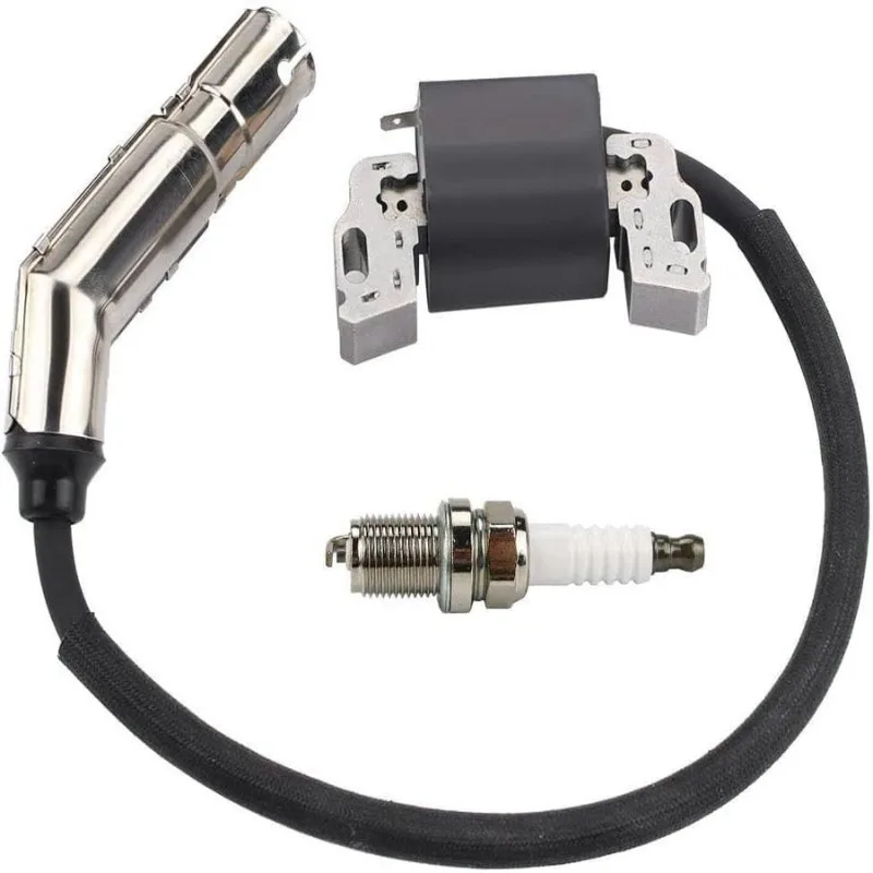 Ignition Coil with Spark Plug Compatible with 715231 595304 795315 592841 Small Engine Ignition Replacement Kit