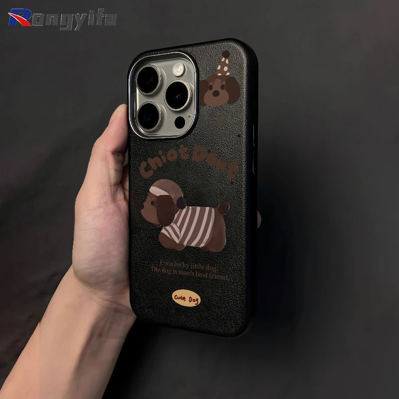 For Honor X9A X9B X9 X8 X8A X8B X7 X7A X7B X7C 5G 4G Phone Case Cute Leather Nightcap Dachshund Soft Cover