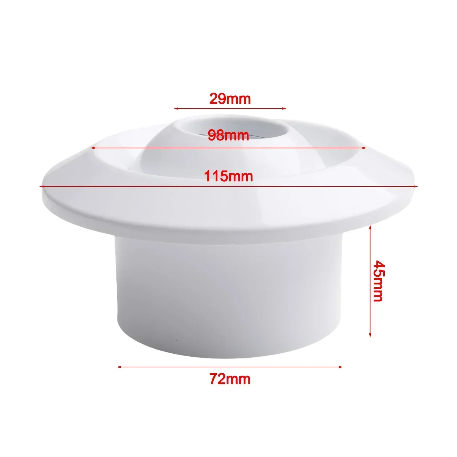 

Air System Outlet Valve Circular Nozzle Secure Spherical Adjustable Airflow Ventilation Airport Volume Ceiling
