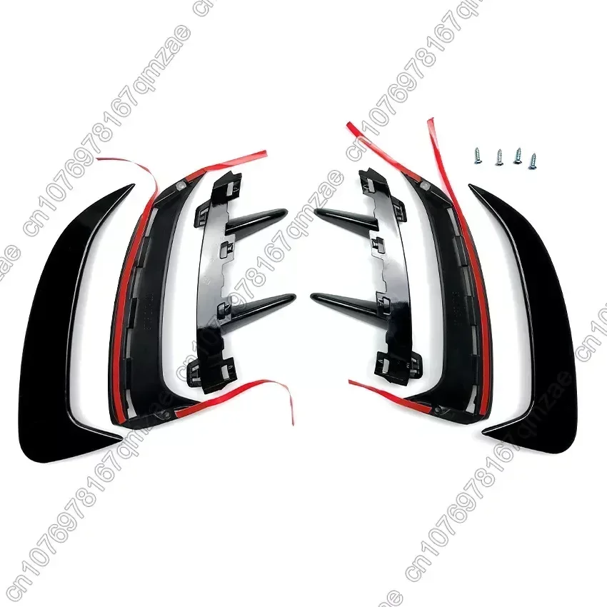Rear Bumper Trim Cover Fender Flicks Canards Car Styling For Mercedes Benz A Class W177 Sedan A180 A200 A250 A35 AMG 2019-2023
