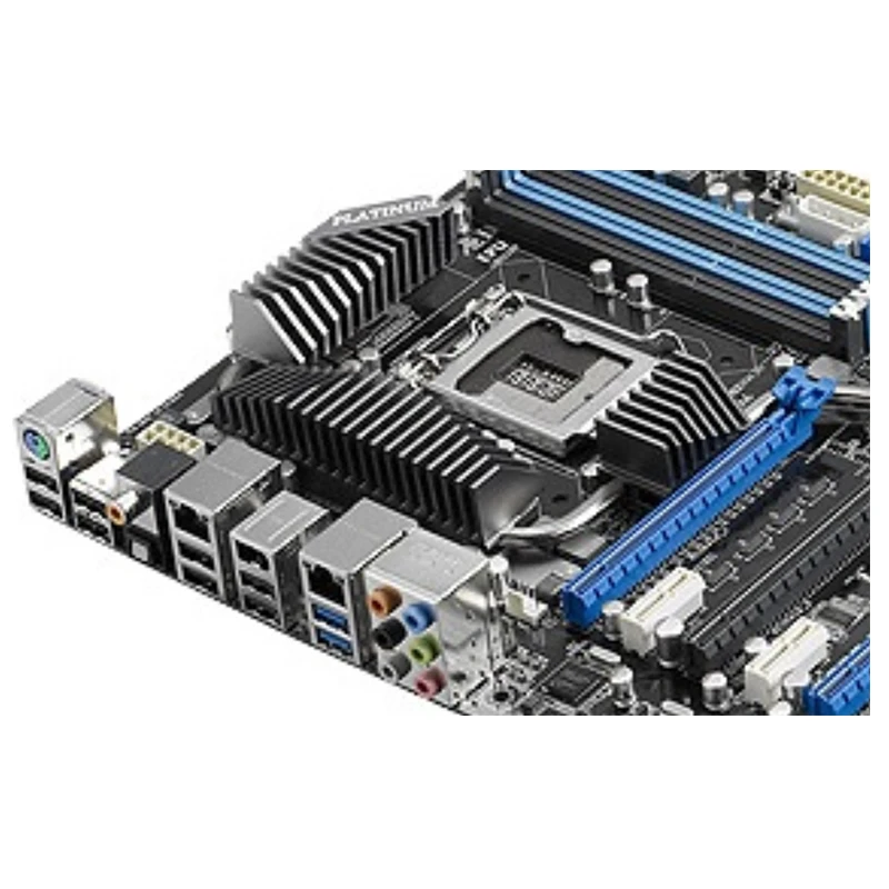 Dla Intel używane P67 P8P67 WS Revolution płyta główna oryginalna LGA 1155 DDR3 32 GB USB2.0 SATA2 płyta główna pulpitu