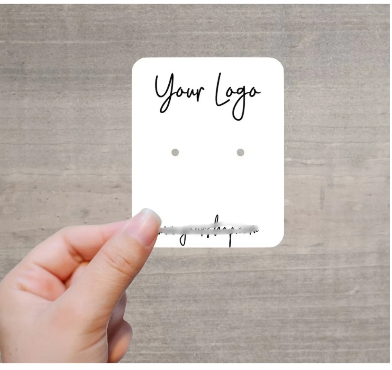 100pcs 14 SIZES | Custom Designed-Your Logo, Wording & Design Earring Display Cards, Various Sizes and Styles