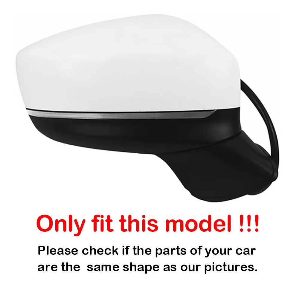 For Mazda CX-5 CX5 CX8 2017 2018 2019 2020 2021 ABS Car Rearview Side Mirror Cover Wing Cap Exterior Door Trim Adhesive Sticker view 2