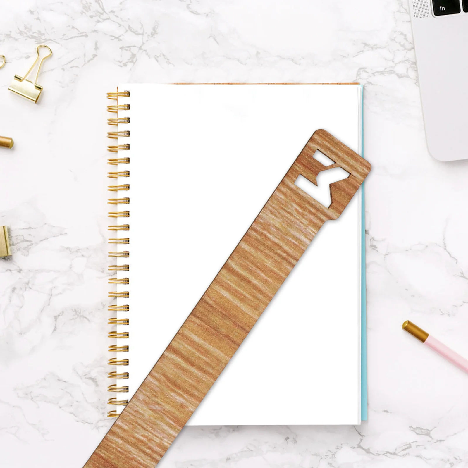 

26pcs Alphabet Bookmarks Wooden Letter Book Mark Kids Learning Tool For Books Records Classification Divider Accessories