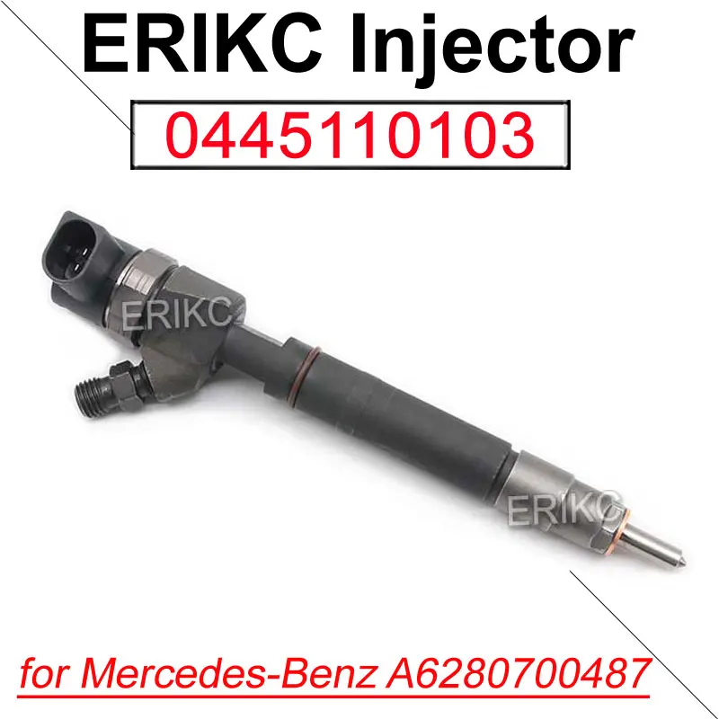 0445110103 Diesel Injector Nozzle Parts 0986435043 Common Rail Fuel Sprayer 0445110104 for Bosch Mercedes-Benz A6280700487