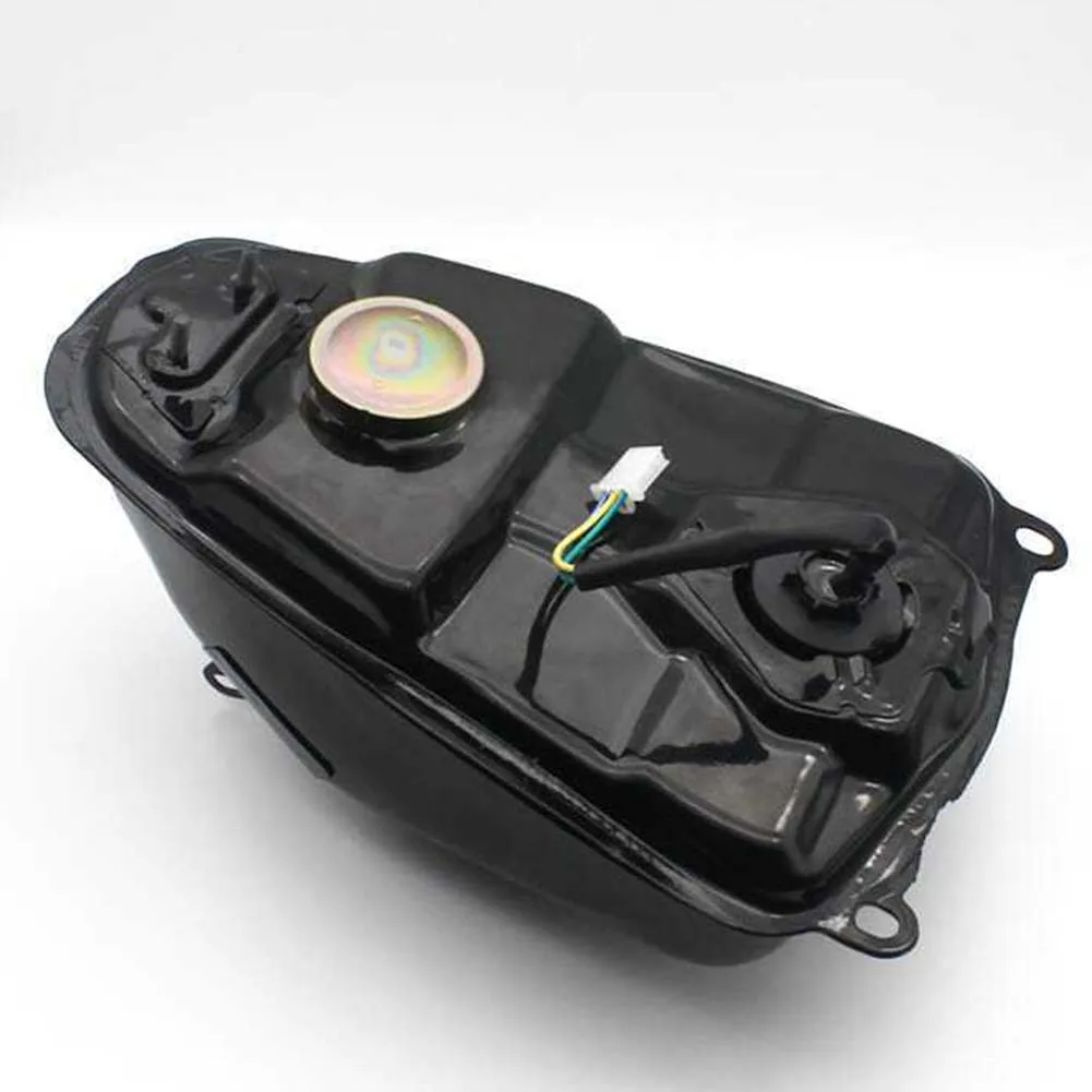 Curved Beam Style Fuel Tank Set for Motorcycle Models For TBT110 Type Replacement Kit with Fuel Tank Cover and Oil Level Sensor