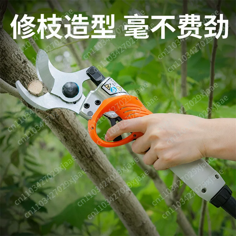 4.5Cm Lithium Battery Pruning Shears, Handheld Gardening Shears, Rechargeable Fruit Tree Shears, Electric Pruning Shears