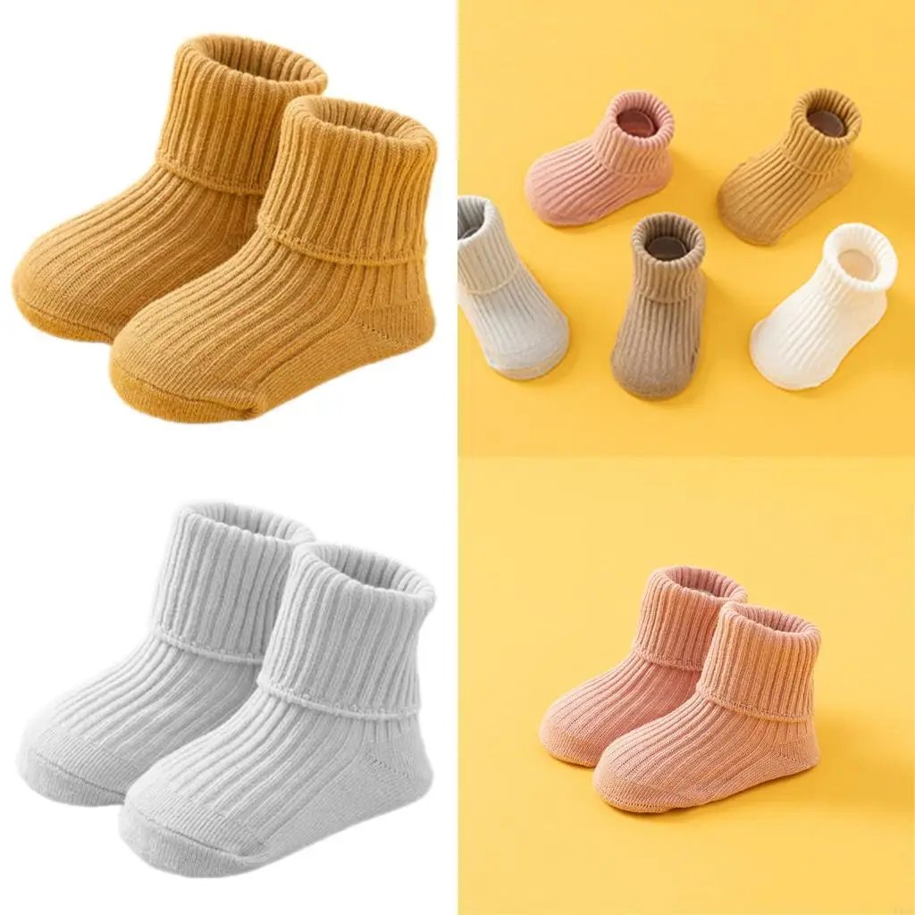 

K8GF InTube Baby Socks Anti Skid Design Floor Socks For Cold Floors Daily Comfort