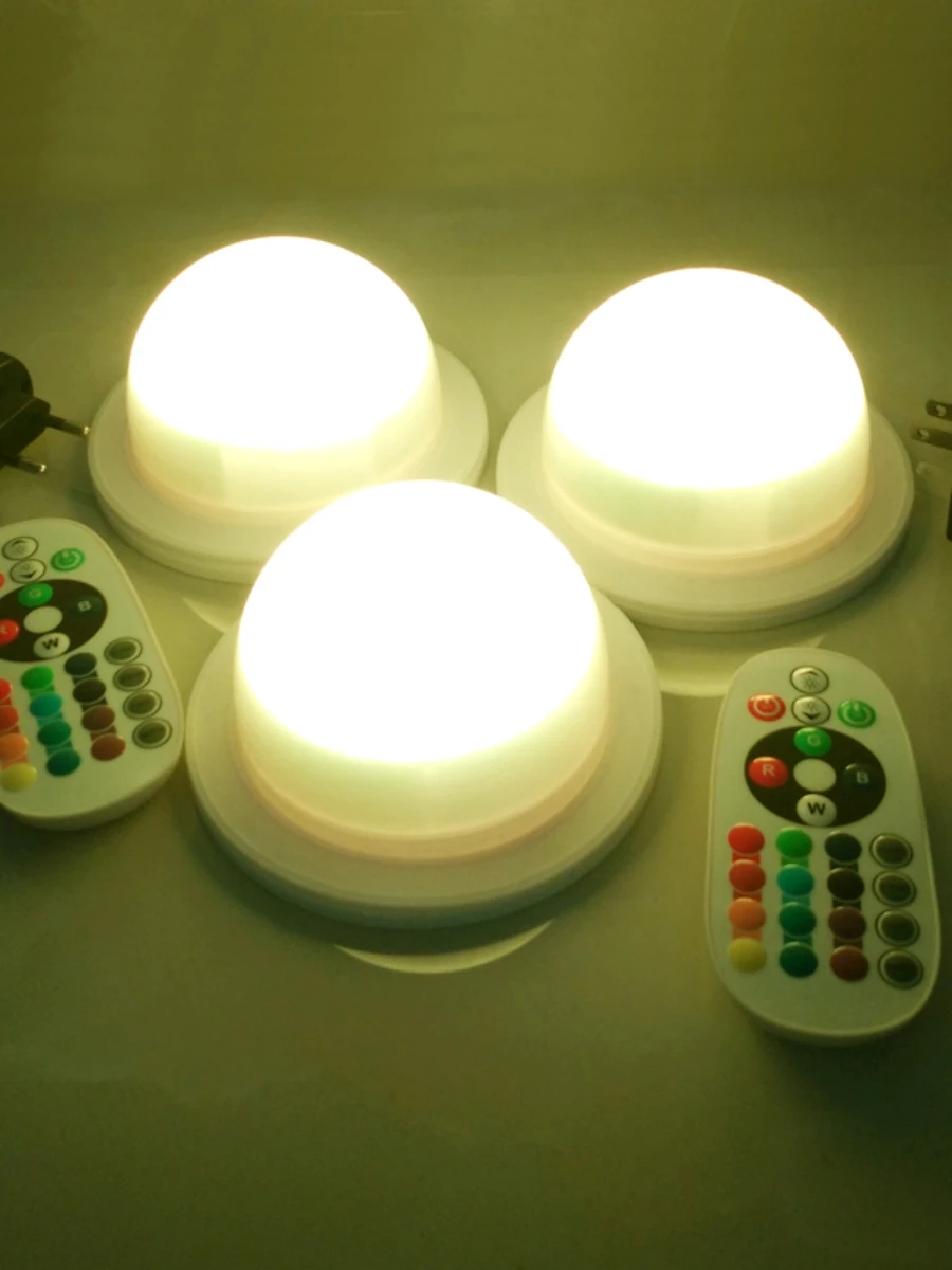 

2pcs FAST Free Shipping 38LEDS Super Bright Wireless Rgb Remote Control Lighted Parts For Led Furniture Lampwick