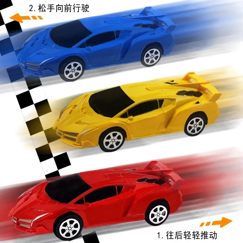 Children's Toy Racing Car Pull Back Toy Car Sports Model Carro De Corrida De Brinquedo Carreras De Juguetes Игрушечные Гонки 레이싱