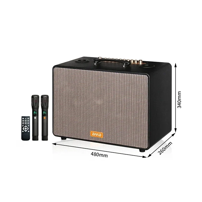 

High quality professional travel speaker outdoor party Karaoke speaker active wireless portable speaker with mic