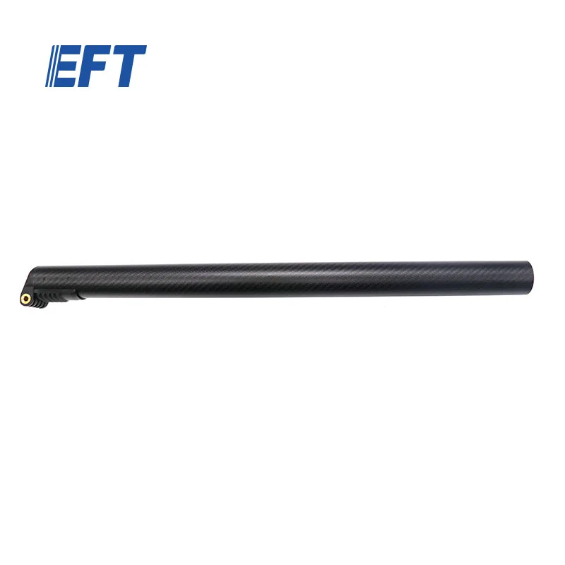 EFT Agricultural Drone Arm Carbon Fiber Tube with Injection Molding Connector 40*37*570mm for Plant Protection UAV Frame Spare