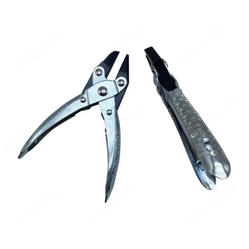 Parallel Pointed Nose Flat Mouth Spring Metalworking Clamping Hardware Jewelry Pliers