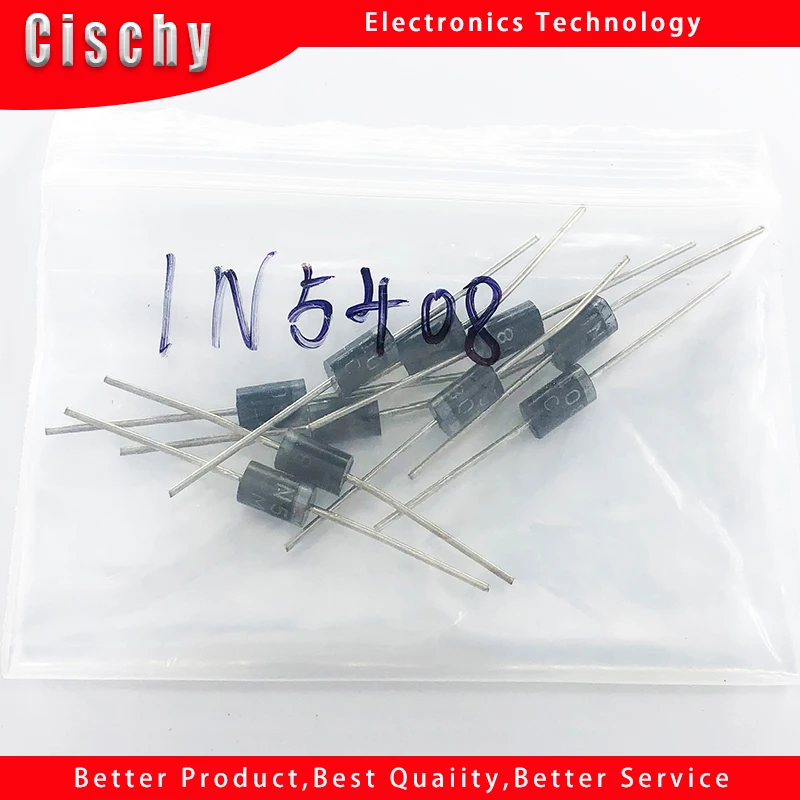 

20pcs/lot IN5408 1N5408 3A 1000V DO-27 Rectifier Diode In Stock