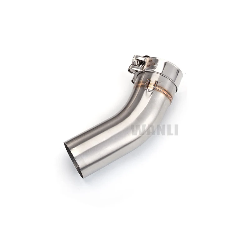 Motorcycle Exhaust Escape Systems Modify Mddile Link Pipe Connection 51mm Muffler For Kawasaki Ninja ZX4R ZX4RR ZX-4R SE SR 2023