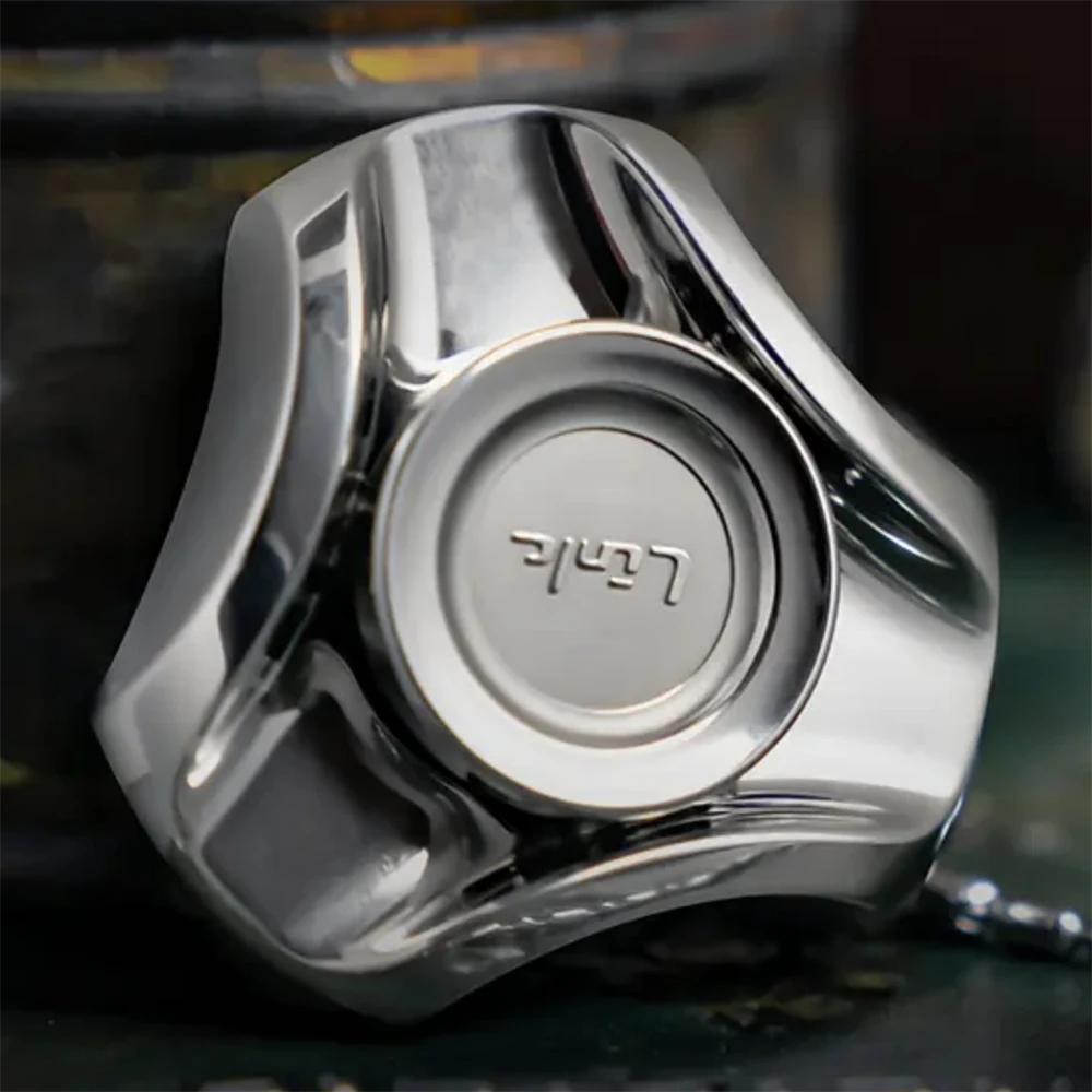 ลูกข่างสแตนเลส LINK ของเล่น EDC คลายเครียด ของเล่นสไลด์มือ บรรเทาความวิตกกังวล ของเล่นเสริมพัฒนาการทางประสาทสัมผัส