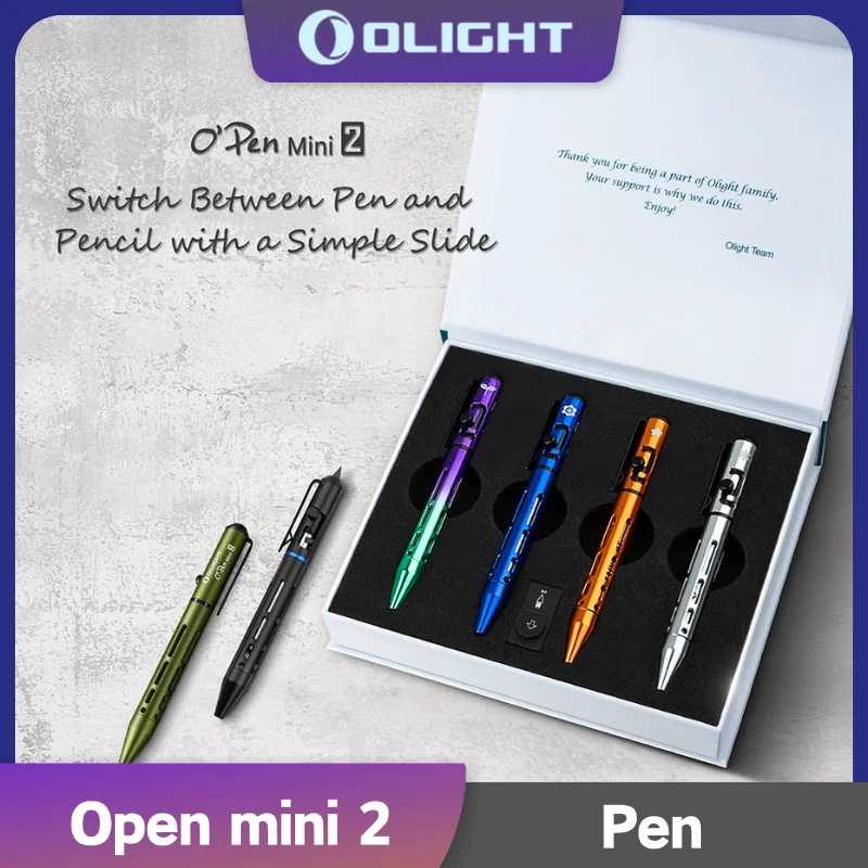 Caneta esferográfica e lápis Olight O'Pen Mini 2 em um