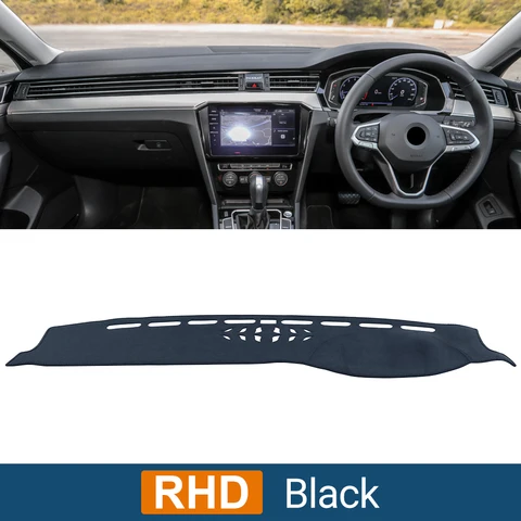Накидка-шторка На Приборную Панель Для Volkswagen VW Passat B8 2015-2023, Нескользящая, Из Фланелевого Материала