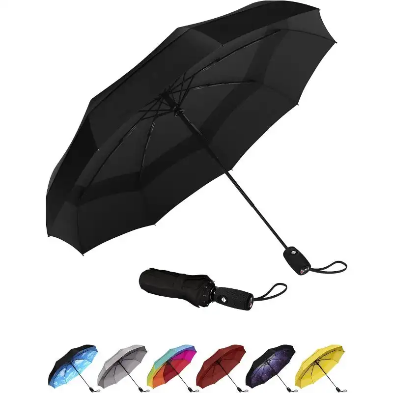 

The Original Portable Travel Umbrella - Umbrellas for Rain Windproof, Strong Compact Umbrella for Wind and Rain