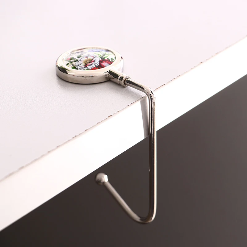 1Pcs Bag Hook Portable Foldable Folding Table Purse Bag Hook Hanger Holder Handbag
