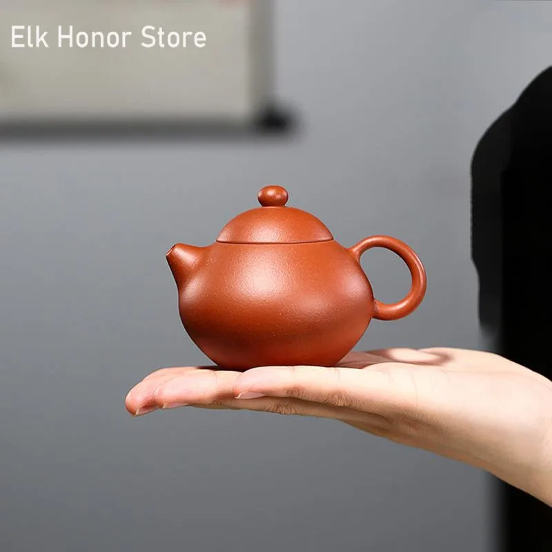 

125ml Creativity Chinese Yixing Purple Clay Teapots Kettle Handmade Raw Ore Downhill Mud Tea Pot Zisha Tea Set Teaware Gifts