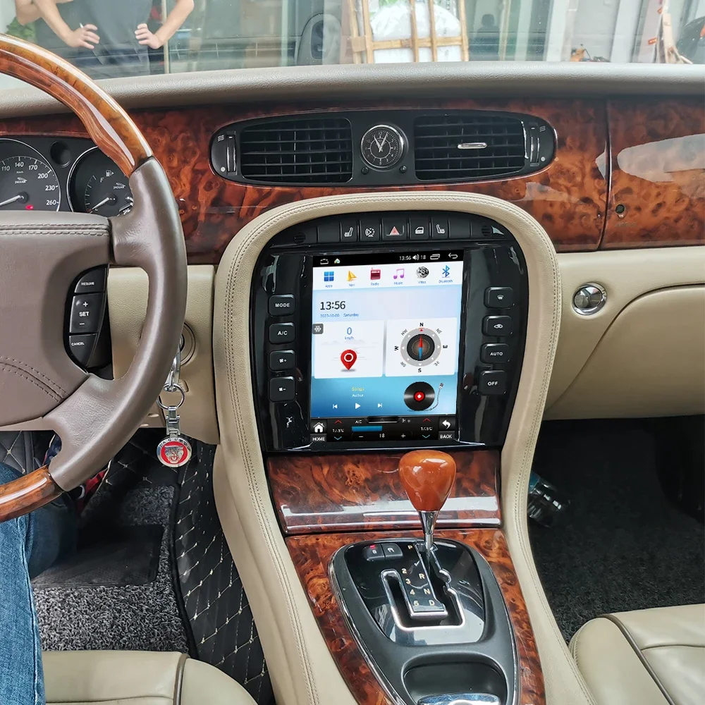 Android 11 Car Video Player Radio Stereo System Carplay for Jguar XJ 2004-2008 Multimedia Navigation