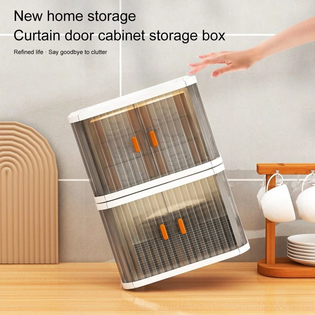 

Storage Box Household Products1Pc/2Pcs Storage Box Modern Strong Bearing Capacity Minimalistic Bottom Slot Keep Tidy Storage Mul