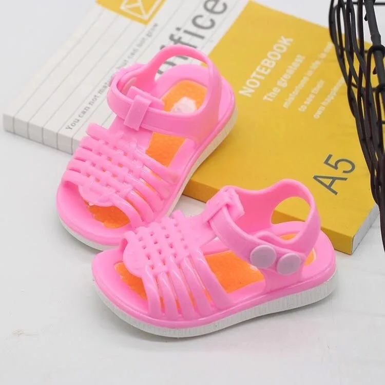 

Fashion Princess Sandals 2022 New little girls beach shoes soft soles non-slip indoor sandals for girls