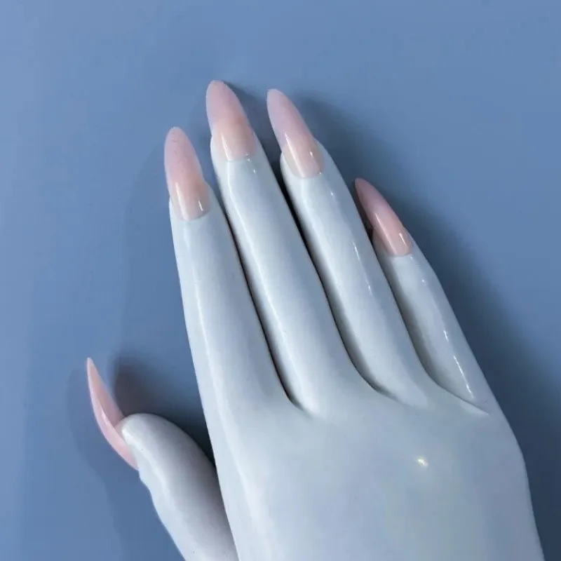 Sexy Molding High Elasticity Medium Long Gloves With Nail Couple Cosplay Kigurumi Party Accessories One-Piece Latex Gloves Nail - view 6
