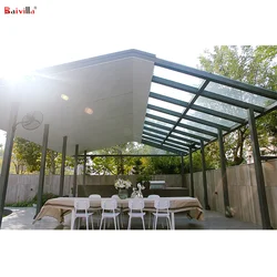 Custom 10x10 Ft. 3x3 M Modern Outdoor Gazebo Outdoor Gable Roof Anti Rust Aluminum Structure Diy Gazebo Sunroom