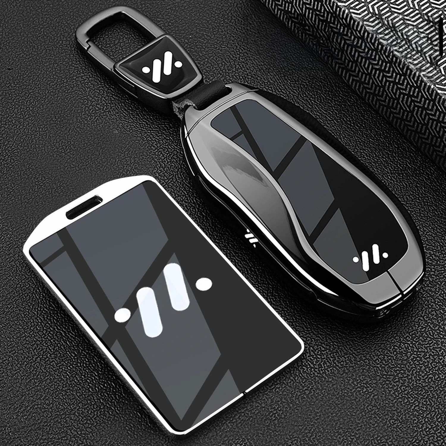 Zinc Alloy Car Key Case for IM Zhiji L7 LS7 L6 LS6 Keychain Remote Cover Shell Housing Ring Holder Fob Accessories