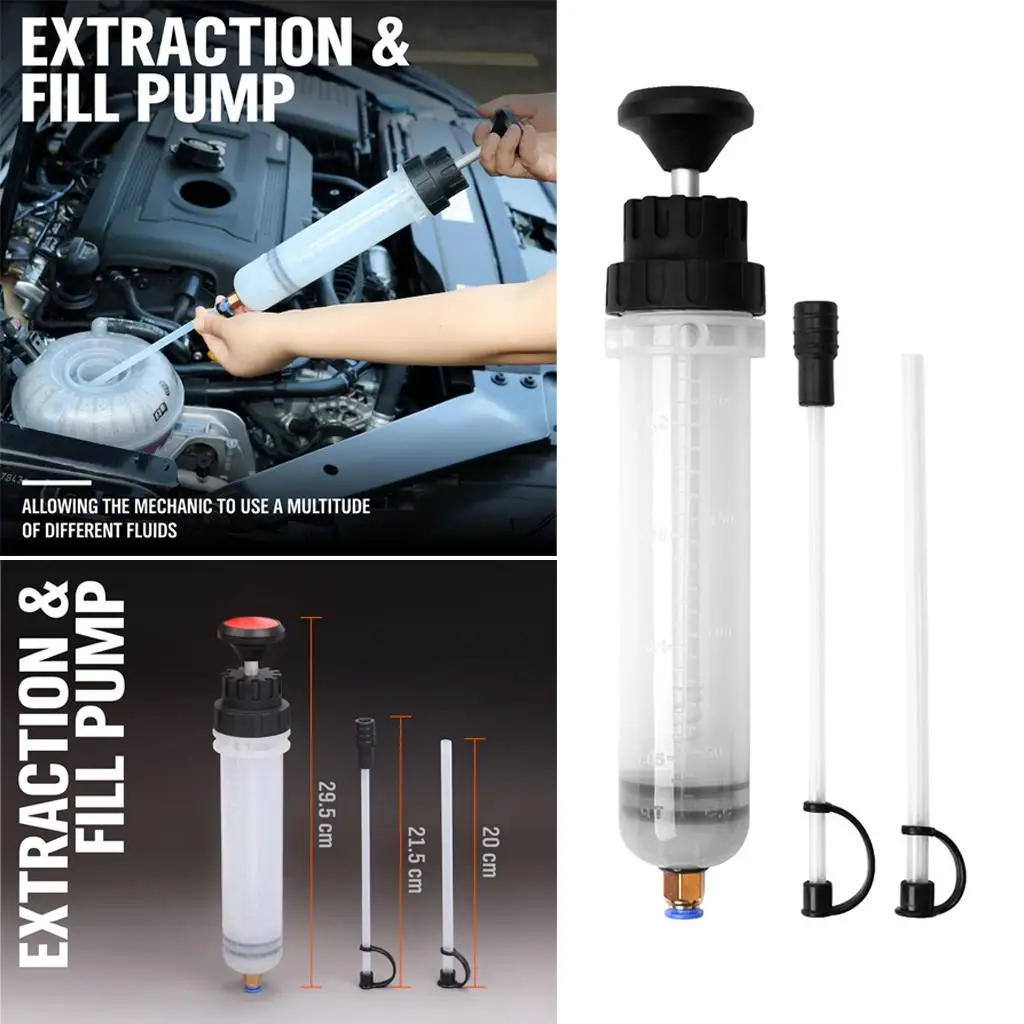 Car Brake Fluid Extraction Filling Syringe Oil Suction Pump Oil Extractor