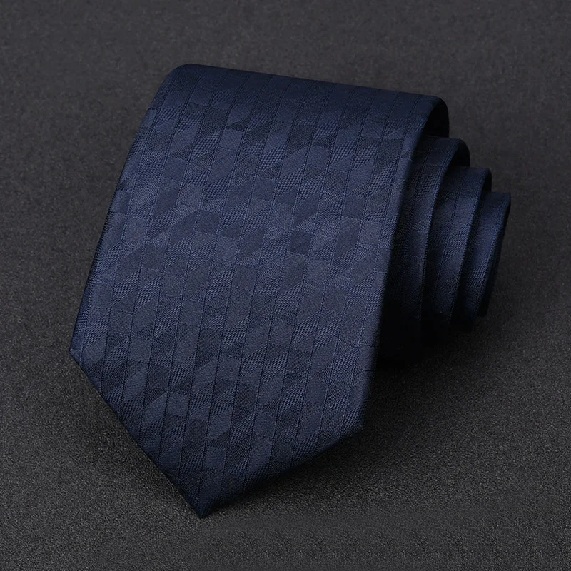 Luxury 8 CM Stripe 100% Silk Tie for Men Brand Designer Business Suit Dresses Necktie Male Wedding Party MaleGift